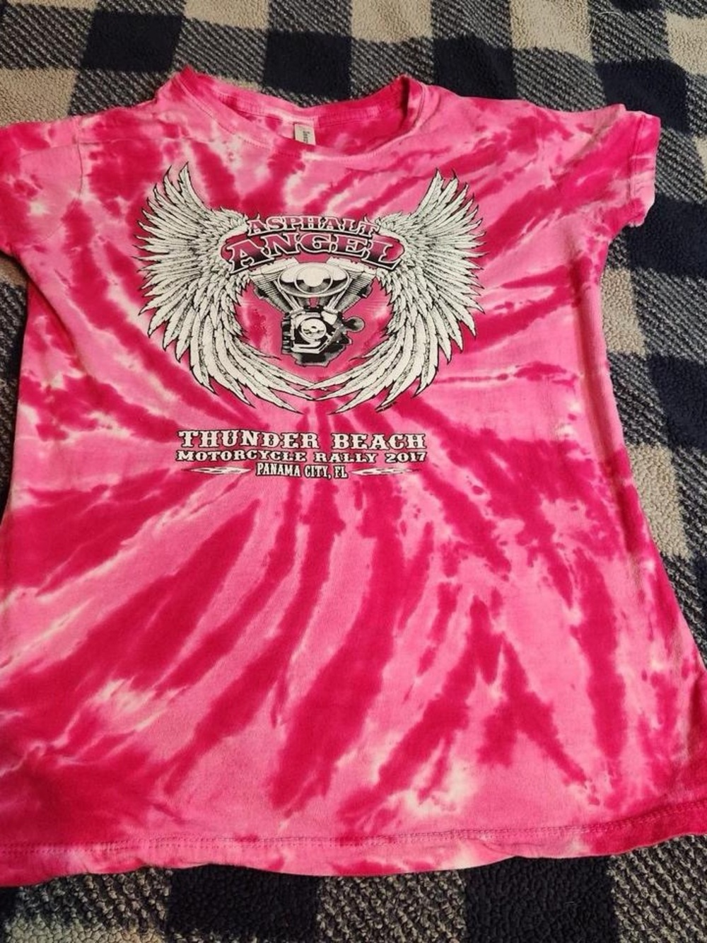 Y2k mcbling style Angel wing asphalt angel shirt
